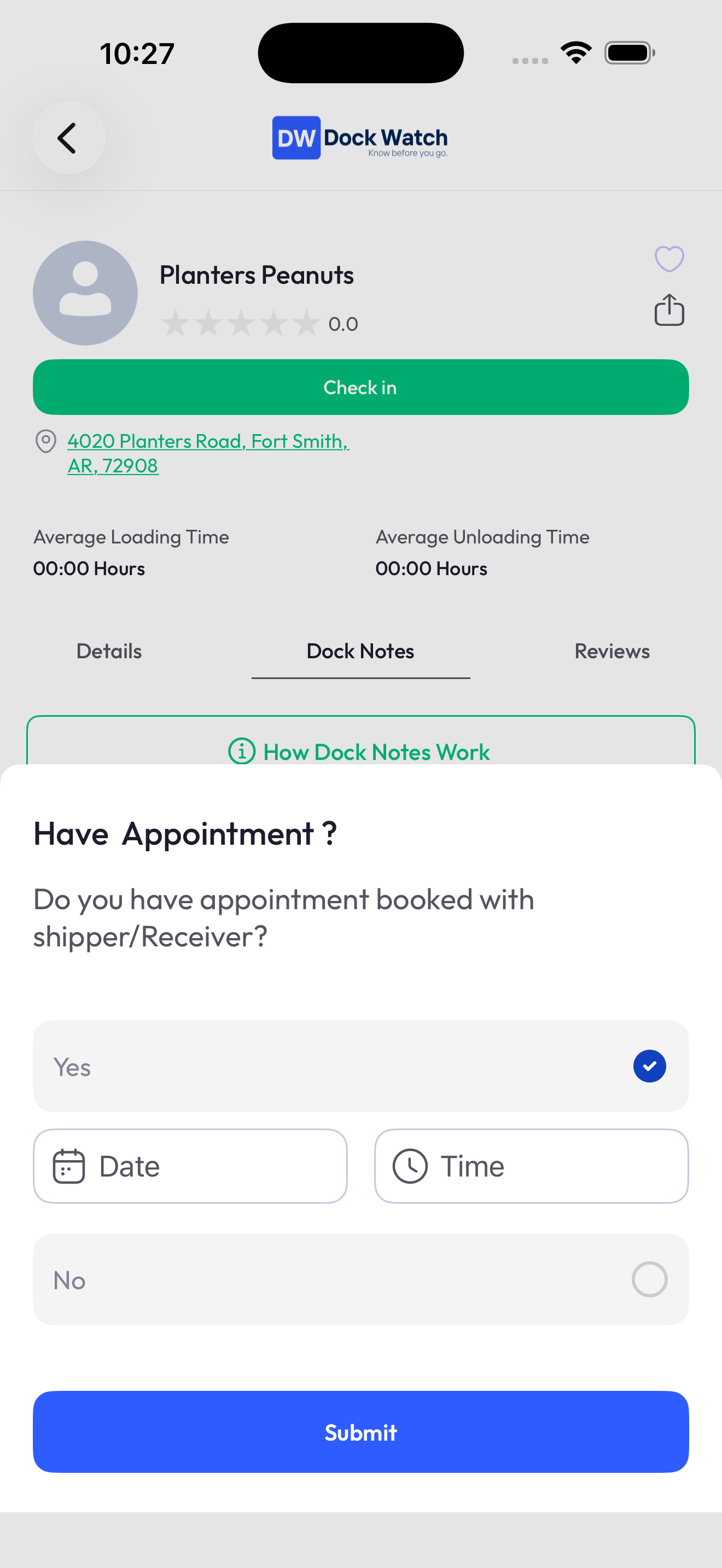 Appointment question