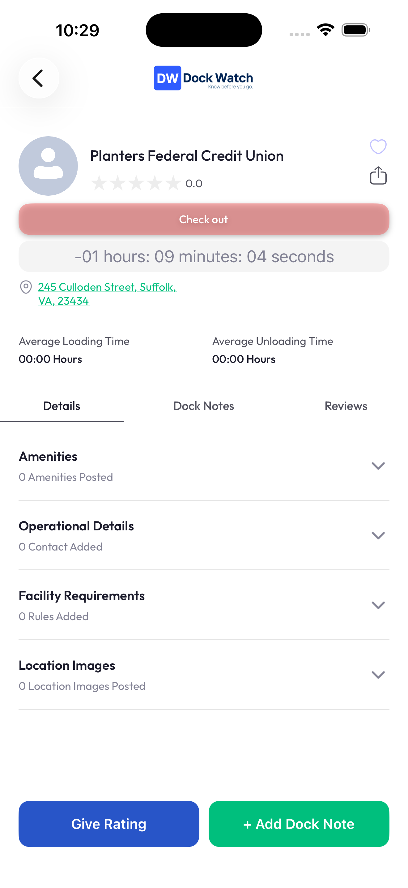 Appointment countdown timer